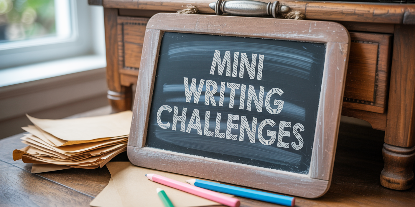 Creative writing prompts and mini challenges to jumpstart creativity